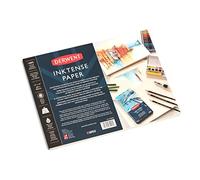 Derwent Inktense Cuaderno de Dibujo 12 x 16", 20 Hojas, Papel de Acuarela con Textura y Prensado en Frío, Ideal para Aplicar Capas con Pinturas Inktense, Calidad Profesional (2305836)