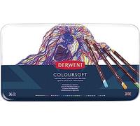 DERWENT Lápices Derwent de Colores Coloresoft para Dibujar y Escribir, Set de 36, Ideal para Crear Colores, Calidad Profesional, 0701028
