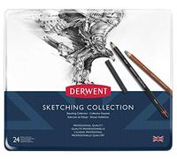 Derwent Sketching Collection - Set de 24 lápices para dibujo técnico