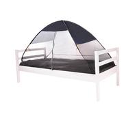 Deryan Tienda de campaña Pop-up para Cama - Doble - mosquitera Pop-up - mosquitera para Cama - Plegable y Ligera - 200 x 90 x 110 cm - mosquitera para Cama y mosquitera de Viaje con Bolsa - Gris
