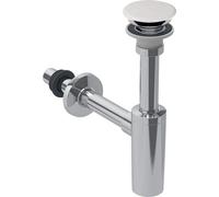 Geberit ONE - Sifón decorativo con desagüe, cromo/blanco 151.019.01.1