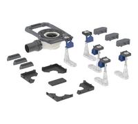 Desagüe de plato de ducha Geberit con cinco pies largos, integrado para el plato de ducha CleanFloor30, altura del agua de sellado 50 mm, 551565001 - CM