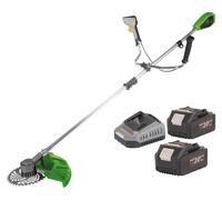 Desbrozadora a batería Procraft PTA-31-BB de 20 V, 420 mm, sin escobillas + 2 baterías de 4,0 Ah + cargador
