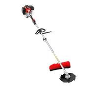 Desbrozadora de gasolina de 52 cc, 2 tiempos, 1,7 kW, 3 CV, cortabordes con cortasetos, sierra de cadena, herramienta de jardín multifunción con 7 cabezales de corte, motor de un cilindro refrigerado
