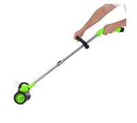 Desbrozadora, Potente cortadora de césped eléctrica 600W, 18VF, inalámbrica, Herramienta jardín con batería Iones Litio 2 Piezas
