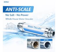 Descalcificador de Agua sin Sal para Toda la Casa, Sistema Suavizador de Agua Magnético IPS, Inhibidor de Incrustaciones de Cal para la Línea Principal de Agua del Hogar DN20