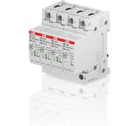 Descargador de sobretensión AC, 3 polos + N/PE, tipo I/II, 1 unidad.