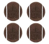 Desgaste de la cubierta del pie silla: tapas tela for las patas mesa | Multicolor 4/8 piezas Hogar Salón Oficina Café Restaurante: Mueble Leg ion(Brown1 4pcs)