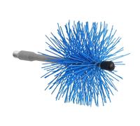 Deshollinador cepillo nylon eje flexible 120 mm.