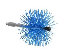 Deshollinador cepillo nylon eje flexible 120 mm.