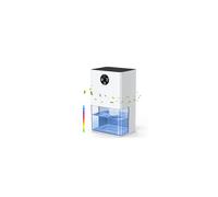 Deshumidificador Eléctrico 1800 ML, Deshumificadores de Humedad Silencioso | 22.5W Bajo Consumo Función Temporizador 4/8H, Apagado y Descongelación Automático, Luz Ambiental para Dormitorio Armario Baño
