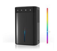 Deshumidificador Eléctrico 2.6L, Silencioso para Hogar, Sótano, Baño y Dormitorio hasta 32 m², con Luz RGB, Apagado Automático y Modo Noche, Bajo Consumo