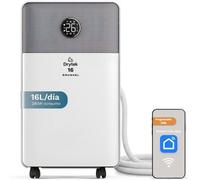 Grunkel Deshumidificador DH-16DT – Depósito 2L, portátil, WiFi y app, silencioso