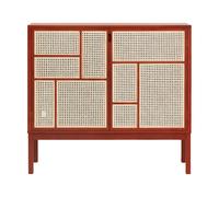 Design House Stockholm Aparador Air Rojo. 120x110 cm. con patas