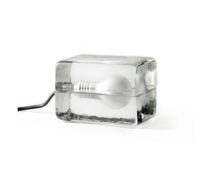 Design House Stockholm Lámpara de mesa Block Lamp mini vidrio