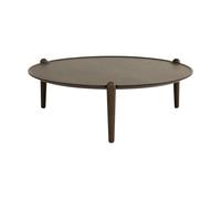 Design House Stockholm Mesa de centro Aria Roble oscuro. Ø90 × 30 cm