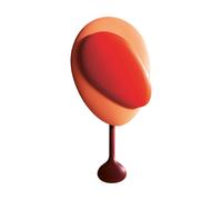 Design House Stockholm Reloj de pared Mellow Clock Red
