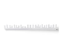 Design House Stockholm Set de 2 percheros de pared Wave blanco