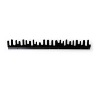 Design House Stockholm Set de 2 percheros de pared Wave negro