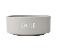 Design Letters Bol snack Design Letters Ø12 cm Smile-grey