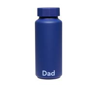 Design Letters Botella termo Design Letters Dad-midnight blue
