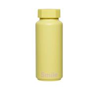 Design Letters Botella termo Design Letters Smile-amarillo