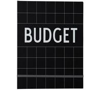 Design Letters Cuaderno budget Design Letters negro
