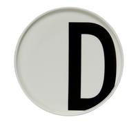 Design Letters Plato con letra Design Letters D