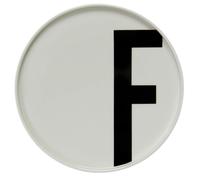 Design Letters Plato con letra Design Letters F