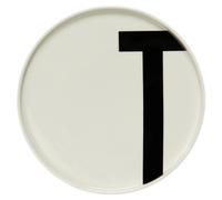 Design Letters Plato con letra Design Letters T