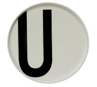 Design Letters Plato con letra Design Letters U