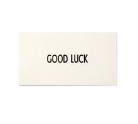 Design Letters Tarjeta AJ Vintage ABC Good Luck