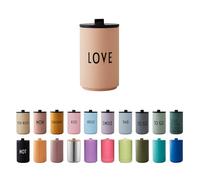 Design Letters Taza Termica 350 ml | Taza de café para Llevar | Vaso Termico café y té | Tazas de Viaje aisladas sin BPA | Taza Térmica de Acero Inoxidable | Termo Cafe para Bebidas frías y Calientes