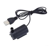 Desiumite Bomba sumergible alimentada por USB fuerte silenciosa a bajo nivel de ruido alta cuario estanque fuente pequeña fuente para mascotas sistema solar jardines compacto
