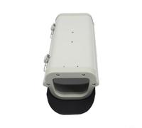 Desiumite Carcasa de seguridad para cámara exterior con construcción de aleación de aluminio para cámaras CCTV que ofrece protección resistente a la intemperie y captura de imagen clara (12 pulgadas)