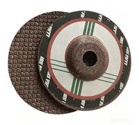 Desiumite Muela abrasiva profesional de carburo de silicio de 100 mm, disco de pulido de 3 mm de grosor para piedra y vidrio, orificio de 16 mm para amoladora angular, grano múltiple (grano 80)
