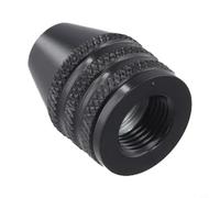 Desiumite Portabrocas de cambio rápido sin llave de 0,3 a 3,4 mm, rosca M7 M8 x 0,75, adaptador de broca de acero de alto carbono para herramientas giratorias (corto M8)
