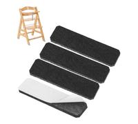 Deslizadores de Fieltro para Trona, 1 Set, Compatible con Trona Infantil Hauck Alpha y Beta sin Ruedas, en Negro, para Pegar, Protector Autoadhesivo para el Suelo de la Silla del bebé