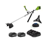 Desmalezadora Sin Cable 40V + 2 Baterías De Litio 4Ah Corte Ø 250-350 Mm