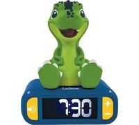Despertador digital con luz nocturna de dinosaurio en 3D y efectos sonoros Lexibook TU