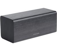 Despertador Karlsson, modelo Wecker Block, color negro, con pantalla LED