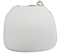 Destello S.L. Cojín Blanco para Silla Crossback 43 x 39 x 4 cm