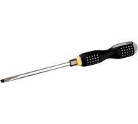 Destornillador Bahco ERGO para tornillos de ranura, con vástago y punta hexagonal, con mango de 3 componentes, 2 mm x 12 mm x 200 mm, longitud del mango: 161 mm