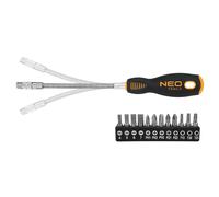 DESTORNILLADOR CON VÁSTAGO FLEXIBLE + 12 PUNTAS - T N04-215