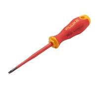 Destornillador de punta plana aislado de 4 mm x 100 mm, 5/32x4", 1000 V