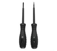 Destornillador electricista con comprobador de tensión, 12-220 V, aislado, ranura en cruz, herramienta VDE para instalaciones eléctricas, ABS, acero cromo vanadio, 163 mm (2 piezas/set)