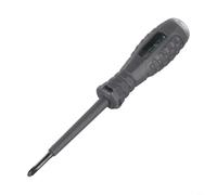 Destornillador electricista con comprobador de tensión, 12-220 V, aislado, ranura en cruz, herramienta VDE para instalaciones eléctricas, ABS, acero cromo vanadio, 163 mm (punta cruzada)