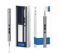Destornillador Eléctrico 28 Piezas Recargable USB | para batería para ion litio recargable, para puerto USB, uso prolongado sin cables, para ideal para electrónica