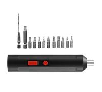 Destornillador Eléctrico - Atornilladores Eléctricos A Batería, Taladro Atornillador A Batería, Herramienta De Reparación Eléctrica Recargable | Destornillador USB Con Juego De Brocas Para Muebles