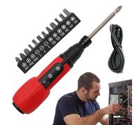 Destornillador Eléctrico | Batería Recargable,Versátil Herramienta De Montaje Compacta Máquina De Reparación Del Hogar Para Puertas Ventanas Electrodomésticos Eléctricos